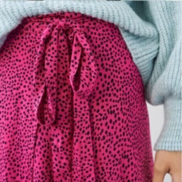 Beachgold Oriana Leopard Cheetah Print Hipster Hippie Art Wrap Skirt - Picture 3 of 12